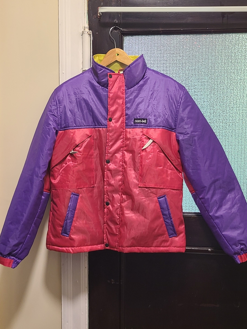 Mont-bell  Colorblock Puffer Jacket - Purple & Pink